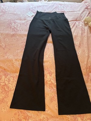 Beyond Yoga Spacedye Black High Waist Flare Pants Size XL NWT $118