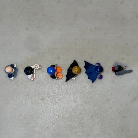 5 DC LEGO 70909 Minifigures Bruce Wayne White Tuxedo, Alfred, 3 Batman, Penguin