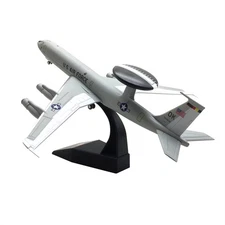 1/200 Scale US E-3 E3 Sentry AWACS High Simulation Plane Model Alloy+ABS Plastic
