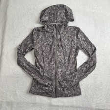 lululemon Define Nulu Camo Lunar Rock Full Zip Long Sleeve Hoodie Women's 6