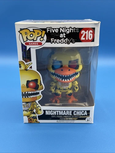 Funko POP Games 216 Five Nights at Freddy 3.75” Nightmare Chica Action Figure