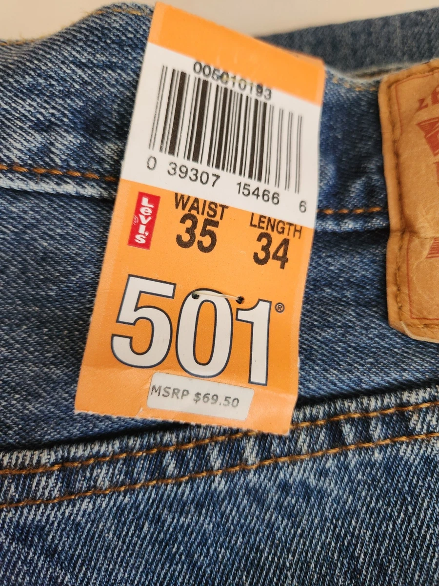 Levi's 501 Jeans Men's 35 Size for sale - eBay