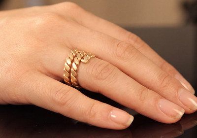 Tensor Finger Ring Schmuck Heiliger Würfel Kupfer EMF Schutz Energie Heilung