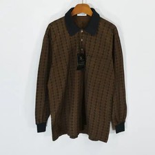 Yves Saint Laurent Men's Cotton Classic Collar Shirt Vintage Style