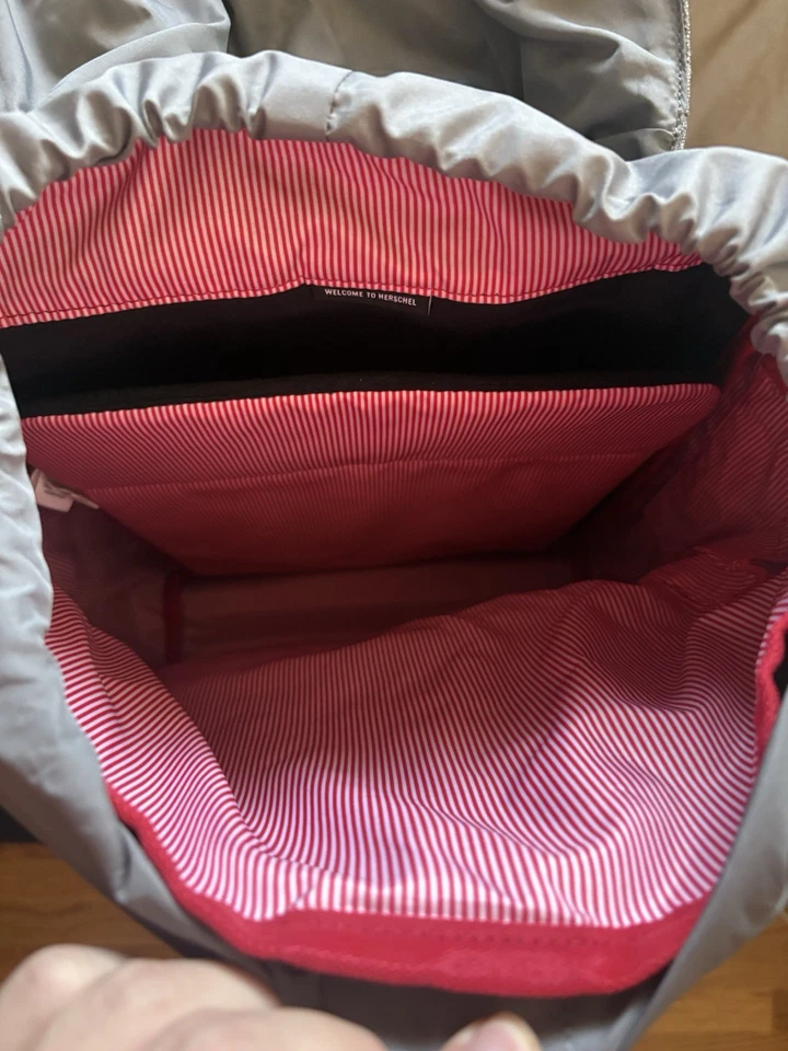 Рюкзак для ноутбука Herschel Classic вересковый серый холщовый для школы и работы - Изображение 3 из 4