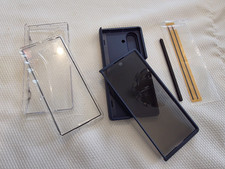 TONGATE Wallet Stand Clear Case for Samsung Z Fold 7 Privacy Screen Bundle