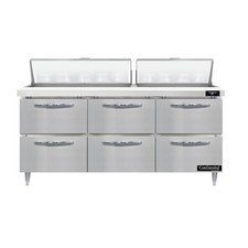 Continental Refrigerator D72N18-D 72" Sandwich / Salad Prep Table w/ 6 Drawer...