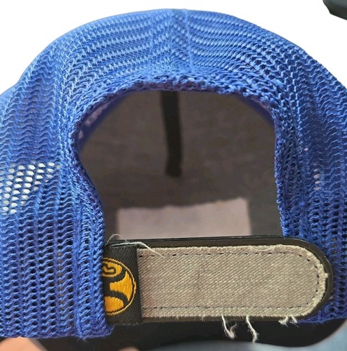 Hooey YOUTH Rank Stock Rodeo Co Trucker Hat Mesh Kids Cap Patch Blue - Picture 10 of 11