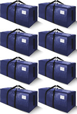 8 Pack 200LB Heavy-Duty Moving Bags with Wrap-Around Handles, Extra Large Storag