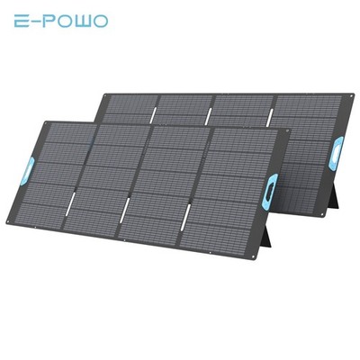E-POWO 2pcs 400 watt Solar Panel Foldable for Camping Off Grid Power Stations