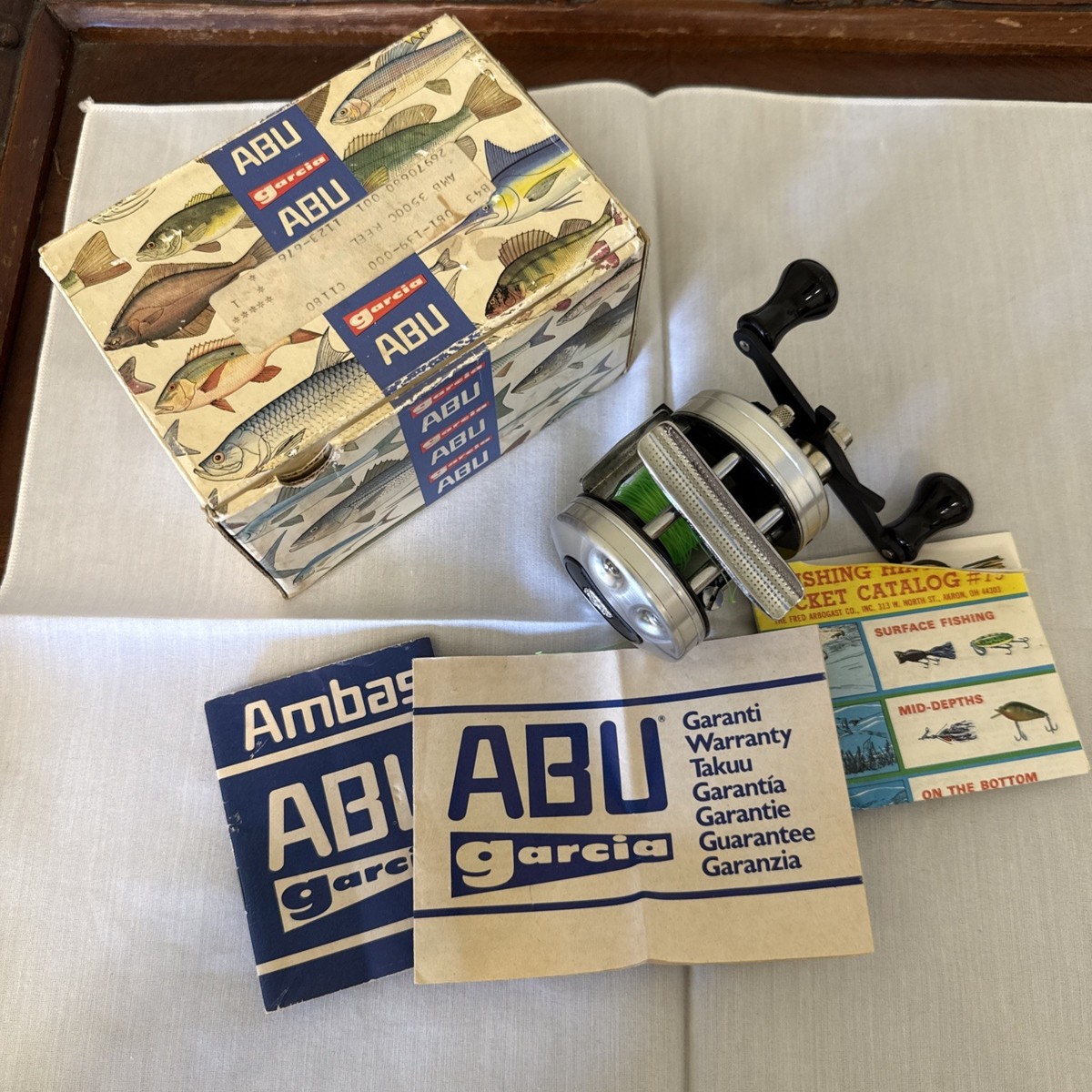 Vintage ABU Garcia Ambassadeur 3500C Baitcasting Reel In Original