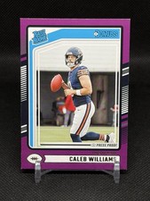 2024 Panini Donruss Rated Rookie Purple Press Proof Caleb Williams #327 Bears