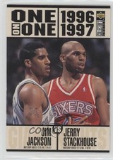 1996-97 Upper Deck Collector's Choice One on Jim Jackson vs Jerry Stackhouse 6mo