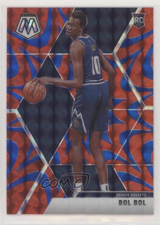 2019-20 Panini Mosaic Rookies Reactive Blue Prizm Bol Bol #222 0c6