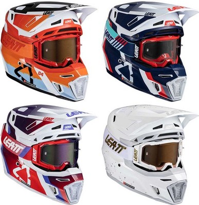 Leatt Moto 8.5 Composite Helmet Kit - Motocross Dirt Bike MX ATV UTV Motorcycle