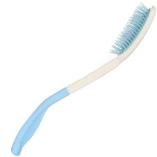 Makihoma Long Reach Handled Hair Brush White, Blue