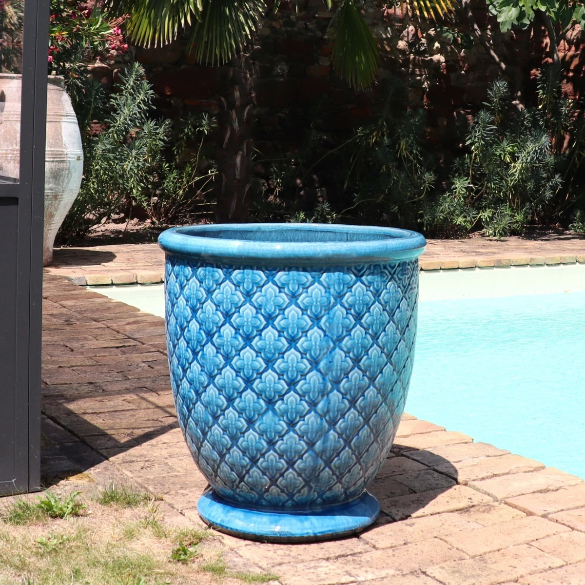 Blaue Pflanzkrbe, Blumentpfe, - Blumenksten online kaufen | eBay