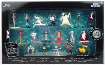 Nightmare Before Christmas Serie 1 Nano Metalfigs Die-Cast 18 Figuren Jada