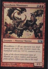 Gorehorn Minotaurs - Magic 2012 (M12): #144, Magic: The Gathering Nm C259
