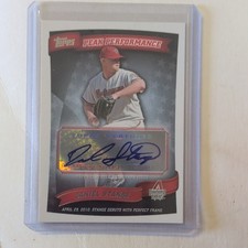 Topps 2010 Series 2 Daniel Stange Peak Performance Auto #PPA-DS D-backs