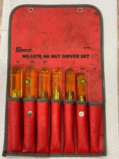 Snap-on Tools Nd-1070 Ak Nut Driver Set 6 Pieces Wpouch Missing 