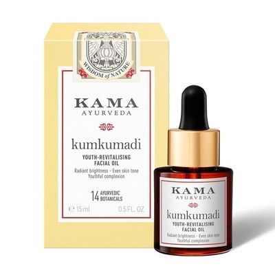 Kama Ayurveda Kumkumadi Youth-Revistalising Facial Oil 15ml Rich in Vitamin A&C