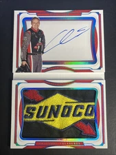 2022 National Treasures NASCAR Cole Custer Fire suit Sunoco Patch Auto  1/1