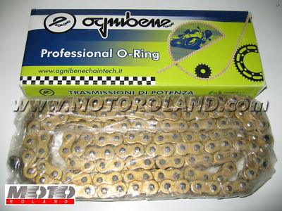 CATENA da MOTO Ognibene TROFEO ORO passo 520 TRO O-RING 122 maglie