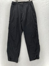 Royal Robbins Hiking Pant Women's 10 Black Nylon Stretch Adjustable Waist Travel