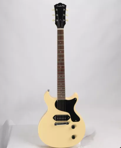 Naughty Boy Junior Double Cut Electric Guitar P90 Pickups Chrome Hardware