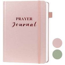 Prayer Journal for Woman - Bible Journal with Prompts, Verse and Scripture Pink