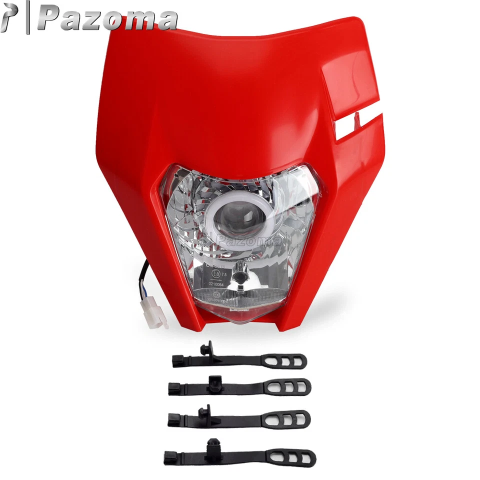 Emark E8 Motocross LED Headlight for Honda XR CR CRF 100 110 150 125 230 250 450 - Imagem 3 de 4