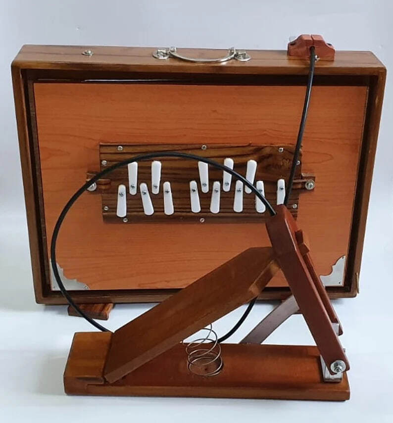 Shruti Box Large 16x12x3 Inches, Teak wood and Ply, 440Hz & 432Hz Sur Pete