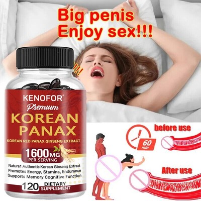Korean ginseng extract 1600 mg capsule: anti-fatigue, increase strength