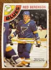 1978-79 O-Pee-Chee OPC Hockey - #218 Red Berenson - St Louis Blues