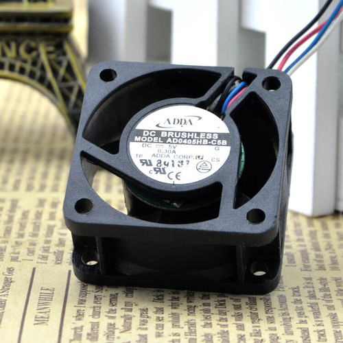 1pc ADDA AD0405HB-C5B 4CM 4020 5V 0.30A Two-wire Switch Cooling Fan - Picture 3 of 5