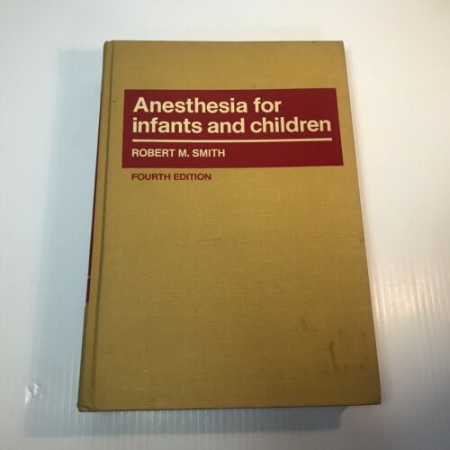 Anesthesia Books Lot of 3 Vintage 1980s Hardcovers General, Children, Local - Picture 2 of 24