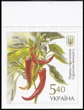 Ukraine postfrisch 2016 Michel 1575 Gemüse - Capsicum annuum