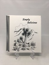 Simply Delicious spiral bound cookbook by Sonnie Davis