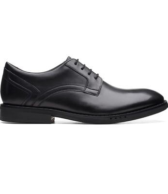 Herren Clarks unstrukturierte leichte Schnürschuhe unhohe Spitze 10 H / weite Passform