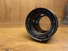*Rare KONICA F Mount : Exc+4* Hexanon 52mm F/1.4 Lens for F FS FP FM From Japan
