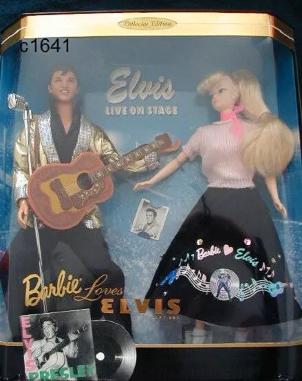 Barbie LIVE ON STAGE BARBIE LOVES ELVIS COLLECTOR EDITION nrfb