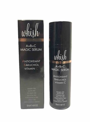 New Whish Beauty A+B+C Magic Serum with Bakuchiol/Vitamin C/Antioxidant 4.06 oz