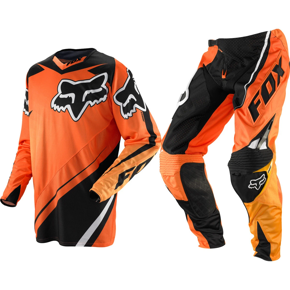 Fox Racing 360 Off-Road MX Gear Set Flight Orange/Black/White Men's Medium  / 32