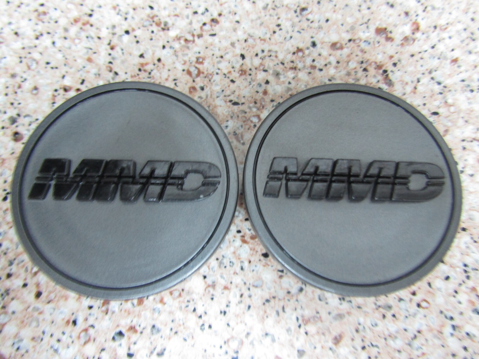2 Dark Gray  Center Caps for MMD Custom Wheels  C-5025  /  DHME-image