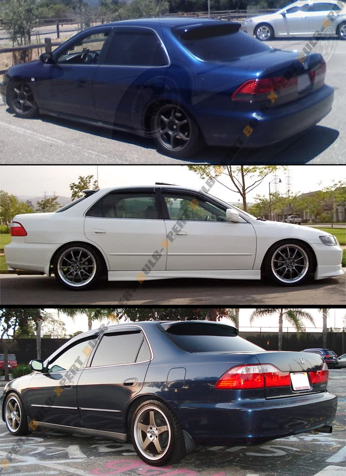 PARA 1998-2002 6º Honda Accord 4 puertas sedán JDM ventana humo visera protector de lluvia Foto 3 de 3