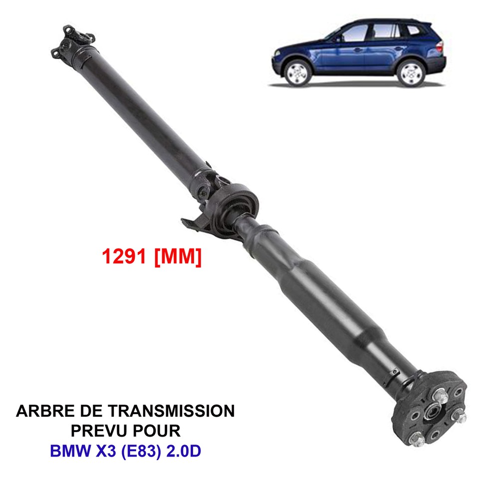Cardan Bmw X3 E83 2.0d Albero Trasmissione - Ricambio 26107579068  26107569960 26107564741 Cardan 26107579068 26107569960