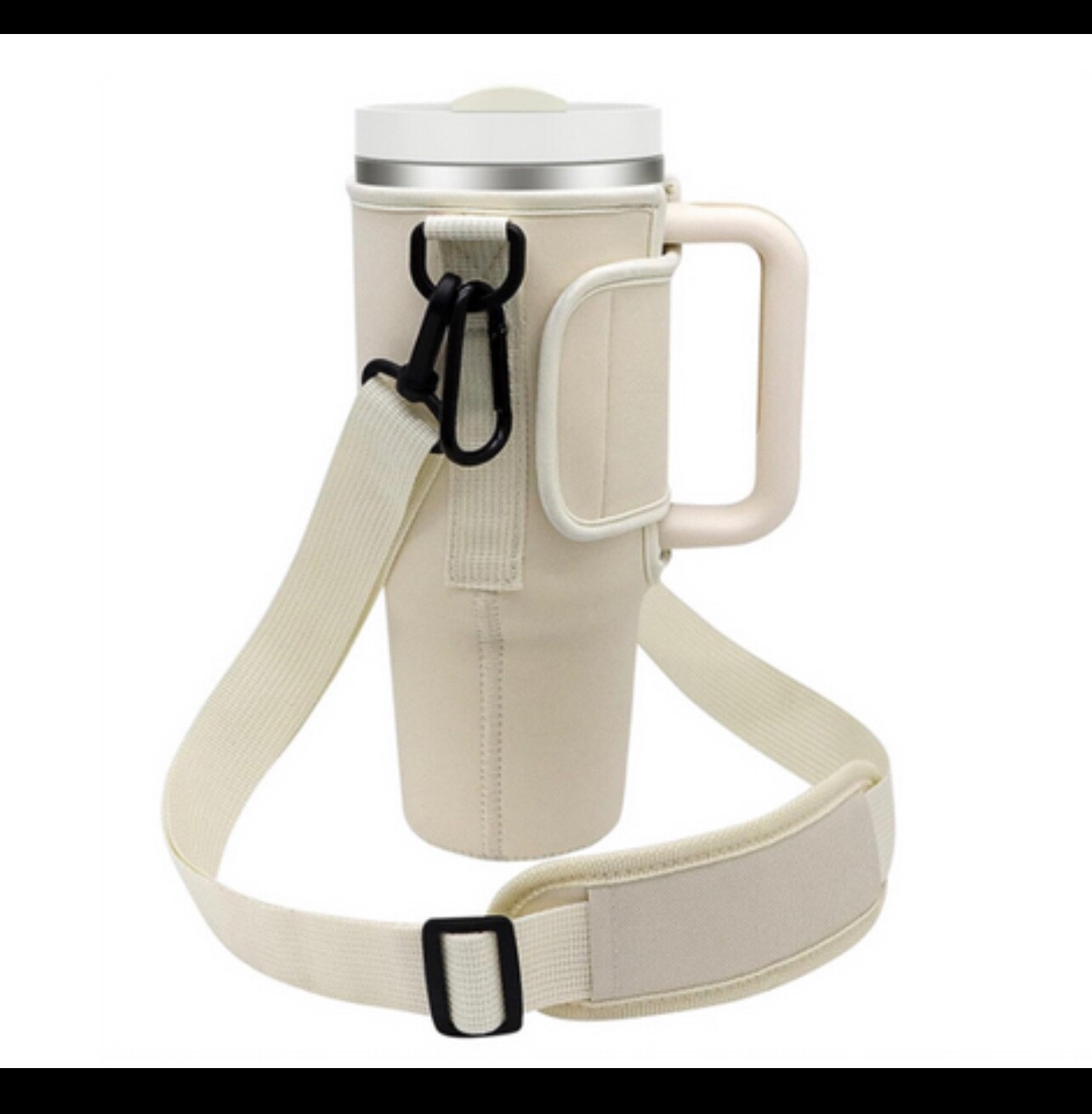 For Stanley 40oz Tumbler Water Bottle Carrier Bag with Adjustable Shoulder Strap