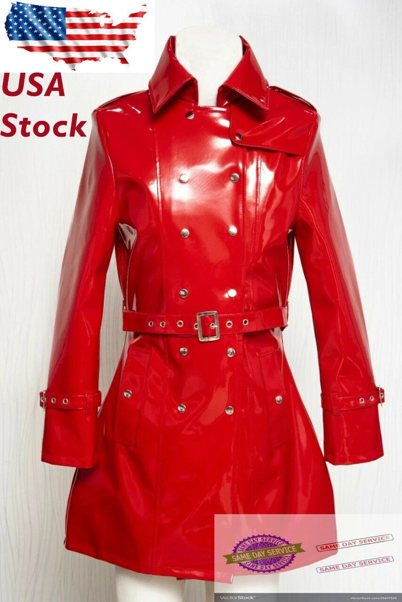 Red PVC Coats, Jackets & Vests for Women for sale | eBay display picture 1