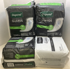 Depend For Men GUARDS, Maximum Protection, 208 CT, Free Shipping  